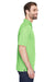 UltraClub 8210/8210T Mens Cool & Dry Moisture Wicking Short Sleeve Polo Shirt Light Green Model Side