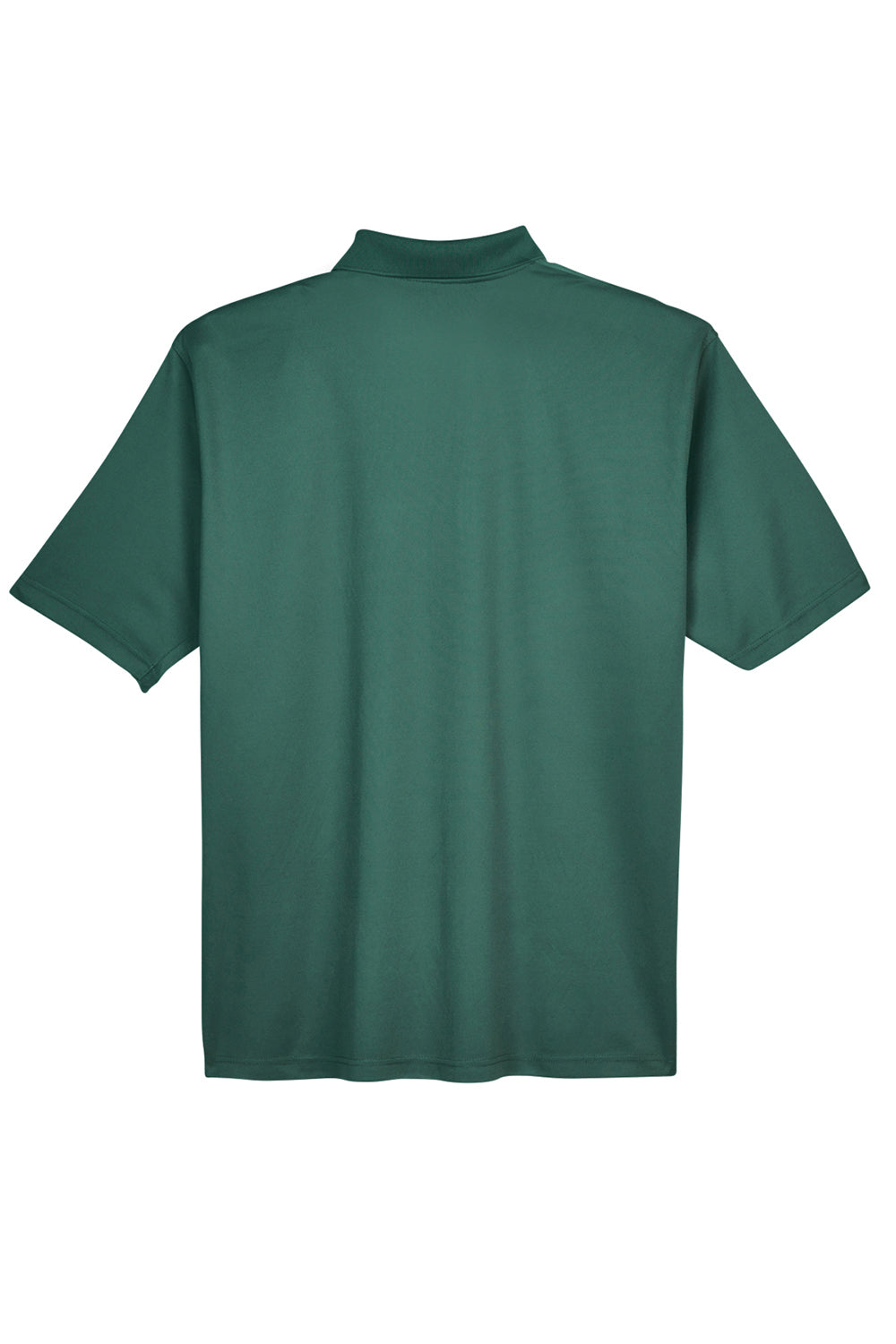 UltraClub 8210/8210T Mens Cool & Dry Moisture Wicking Short Sleeve Polo Shirt Forest Green Flat Back