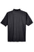 UltraClub 8210/8210T Mens Cool & Dry Moisture Wicking Short Sleeve Polo Shirt Black Flat Back