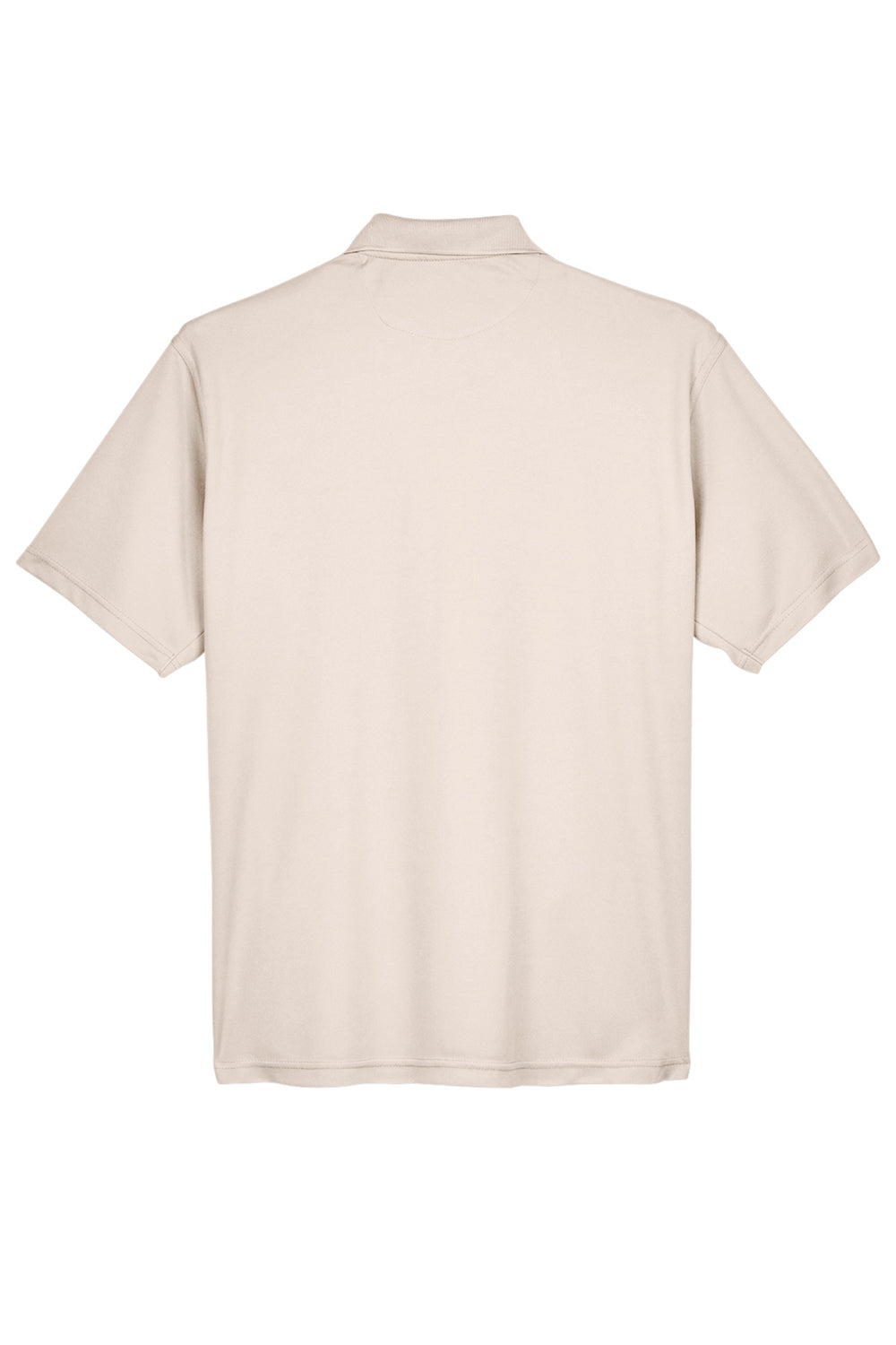 UltraClub 8210/8210T Mens Cool & Dry Moisture Wicking Short Sleeve Polo Shirt Stone Flat Back