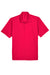 UltraClub 8210/8210T Mens Cool & Dry Moisture Wicking Short Sleeve Polo Shirt Red Flat Front