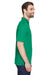 UltraClub 8210/8210T Mens Cool & Dry Moisture Wicking Short Sleeve Polo Shirt Kelly Green Model Side