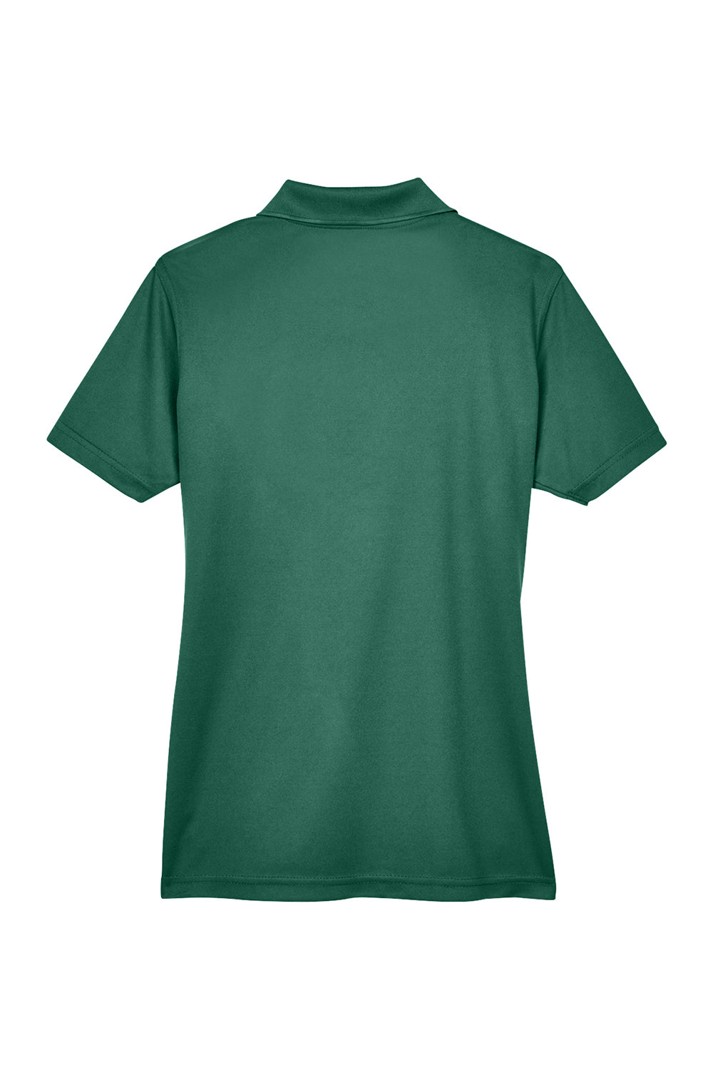 UltraClub 8210L Womens Cool & Dry Moisture Wicking Short Sleeve Polo Shirt Forest Green Flat Back