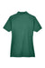 UltraClub 8210L Womens Cool & Dry Moisture Wicking Short Sleeve Polo Shirt Forest Green Flat Back
