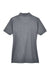UltraClub 8210L Womens Cool & Dry Moisture Wicking Short Sleeve Polo Shirt Charcoal Grey Flat Back