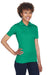 UltraClub 8210L Womens Cool & Dry Moisture Wicking Short Sleeve Polo Shirt Kelly Green Model 3q