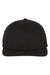 Richardson Hats 212 Mens Pro Twill Snapback Hat Black Flat Front