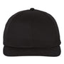 Richardson Hats Mens Pro Twill Snapback Hat - Black