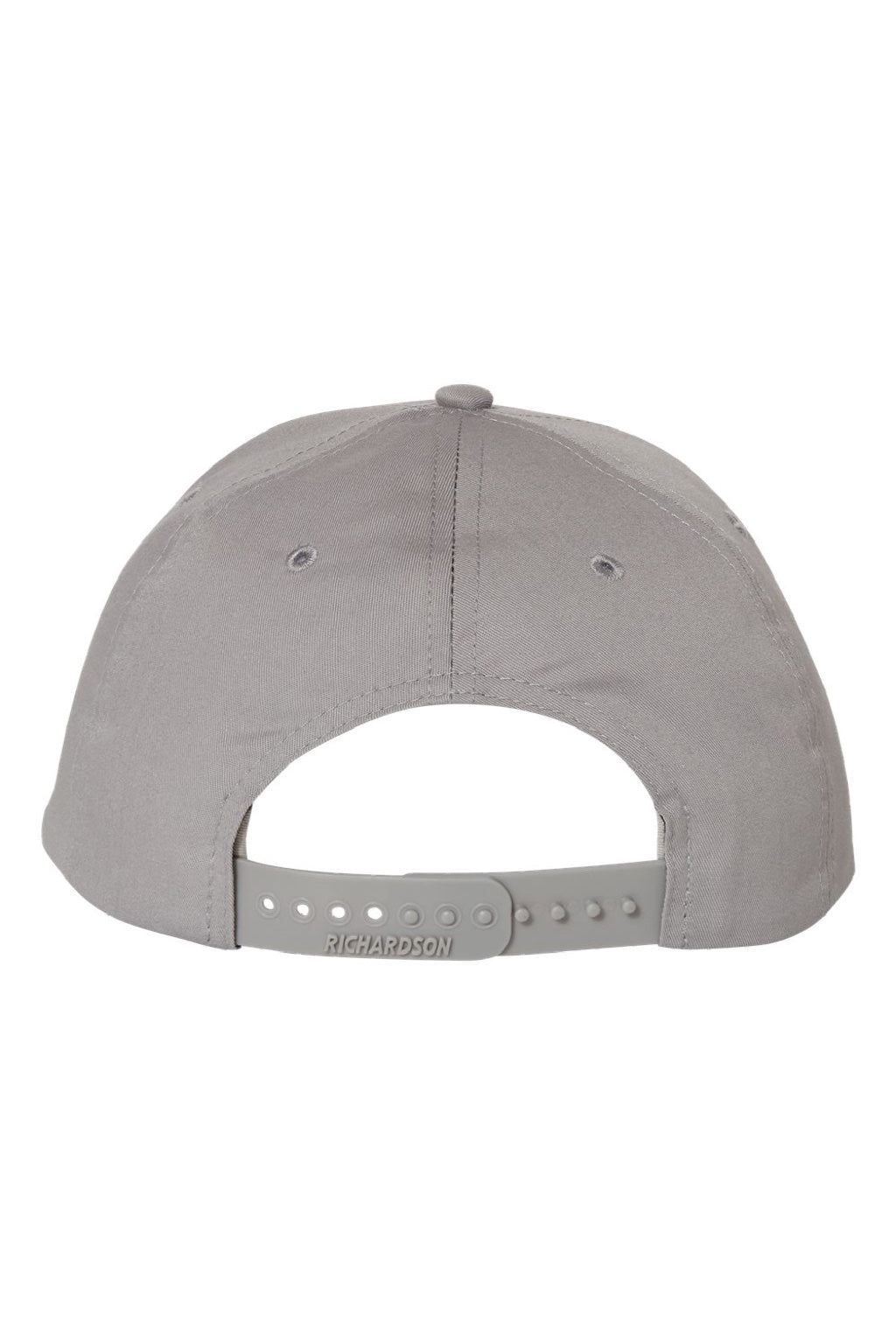 Richardson Hats 212 Mens Pro Twill Snapback Hat Grey Flat Back