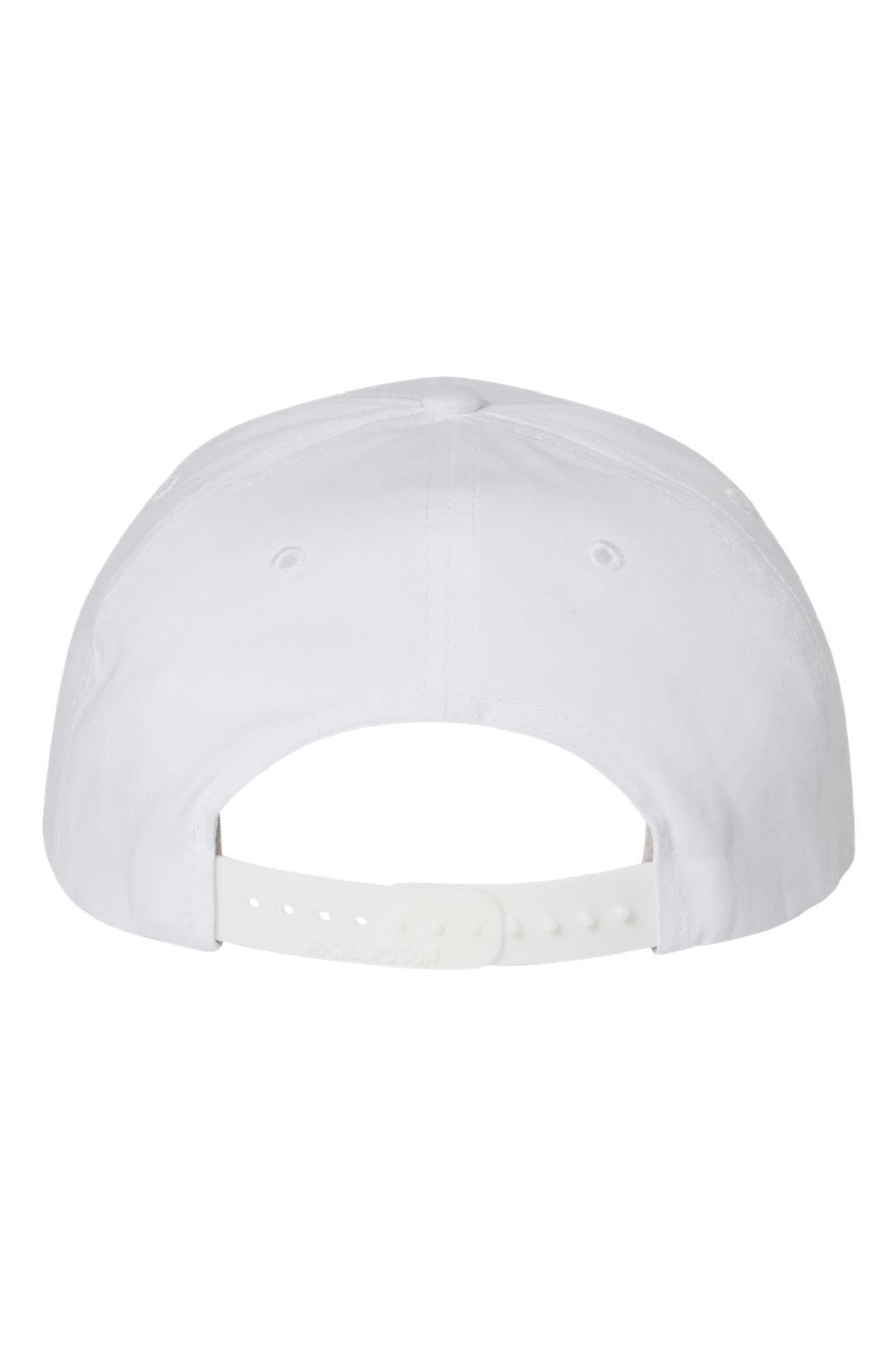 Richardson Hats 212 Mens Pro Twill Snapback Hat White Flat Back