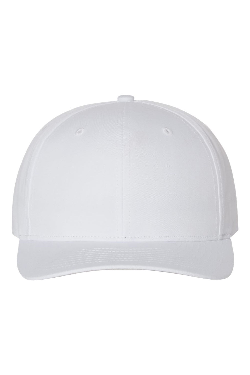 Richardson Hats 212 Mens Pro Twill Snapback Hat White Flat Front