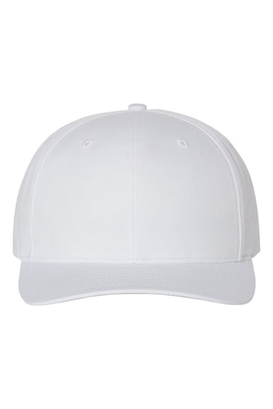 Richardson Hats 212 Mens Pro Twill Snapback Hat White Flat Front