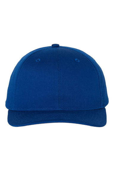 Richardson Hats 212 Mens Pro Twill Snapback Hat Royal Blue Flat Front