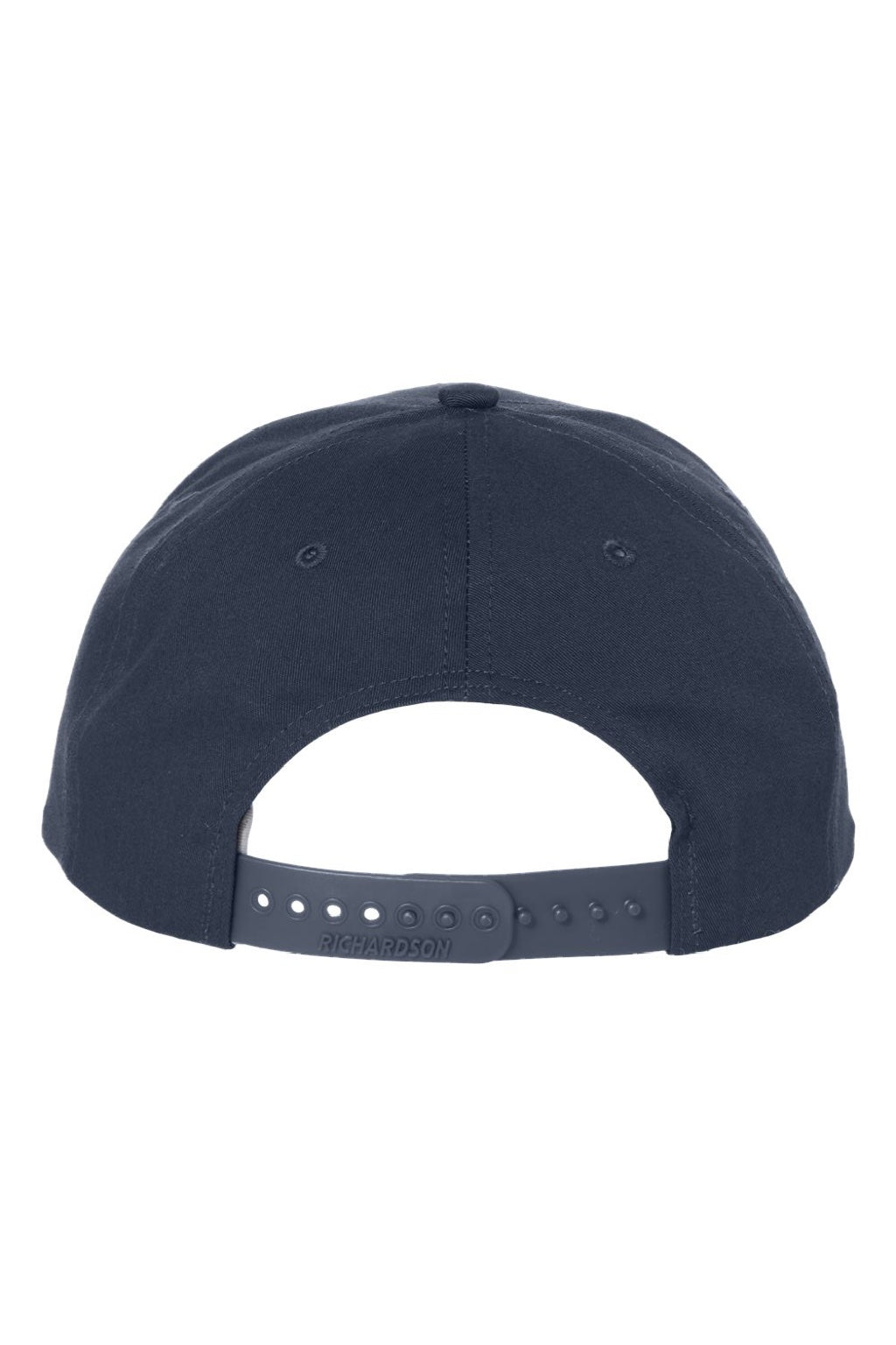 Richardson Hats 212 Mens Pro Twill Snapback Hat Navy Blue Flat Back