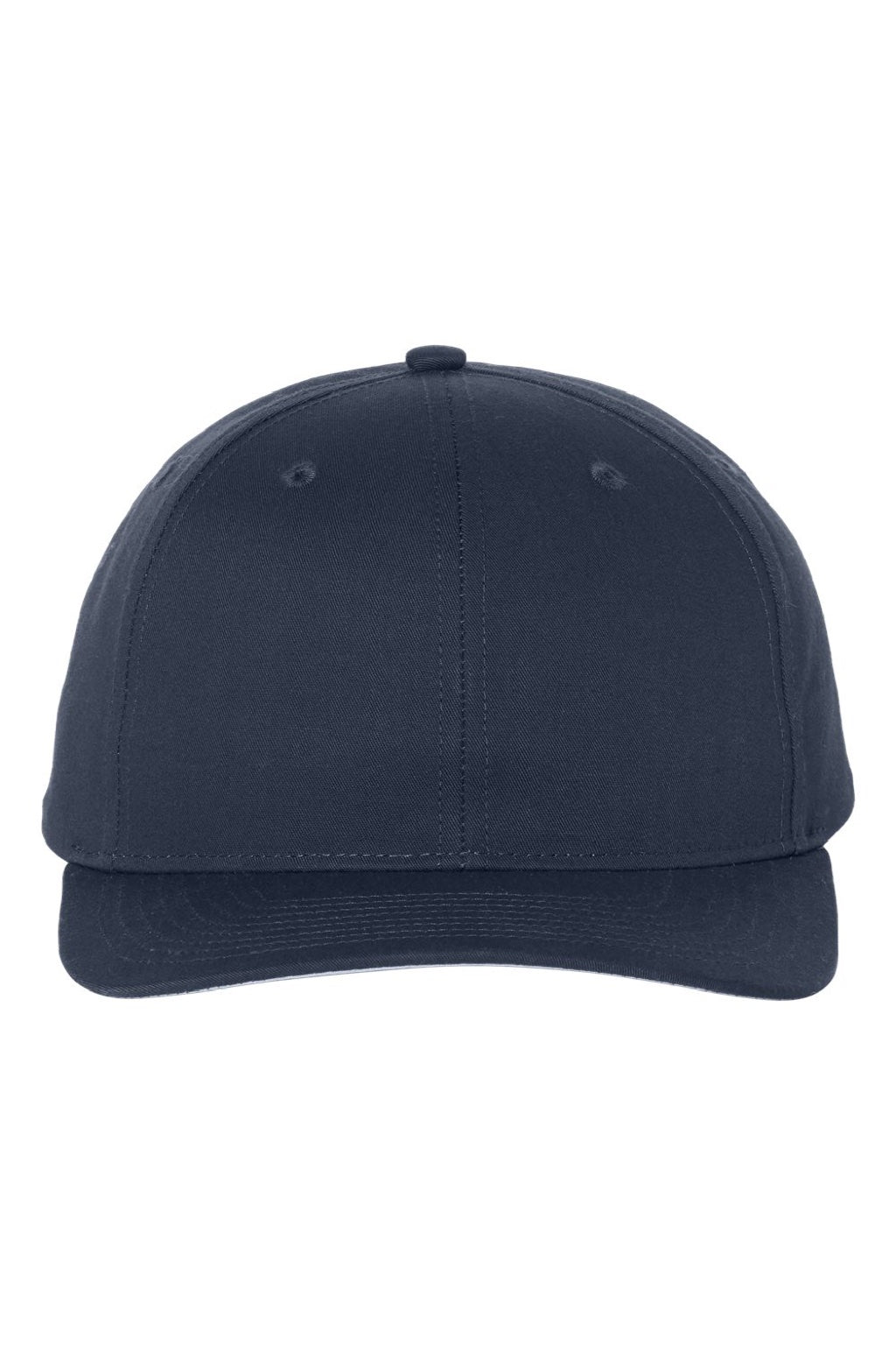Richardson Hats 212 Mens Pro Twill Snapback Hat Navy Blue Flat Front