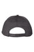 Richardson Hats 212 Mens Pro Twill Snapback Hat Charcoal Grey Flat Back