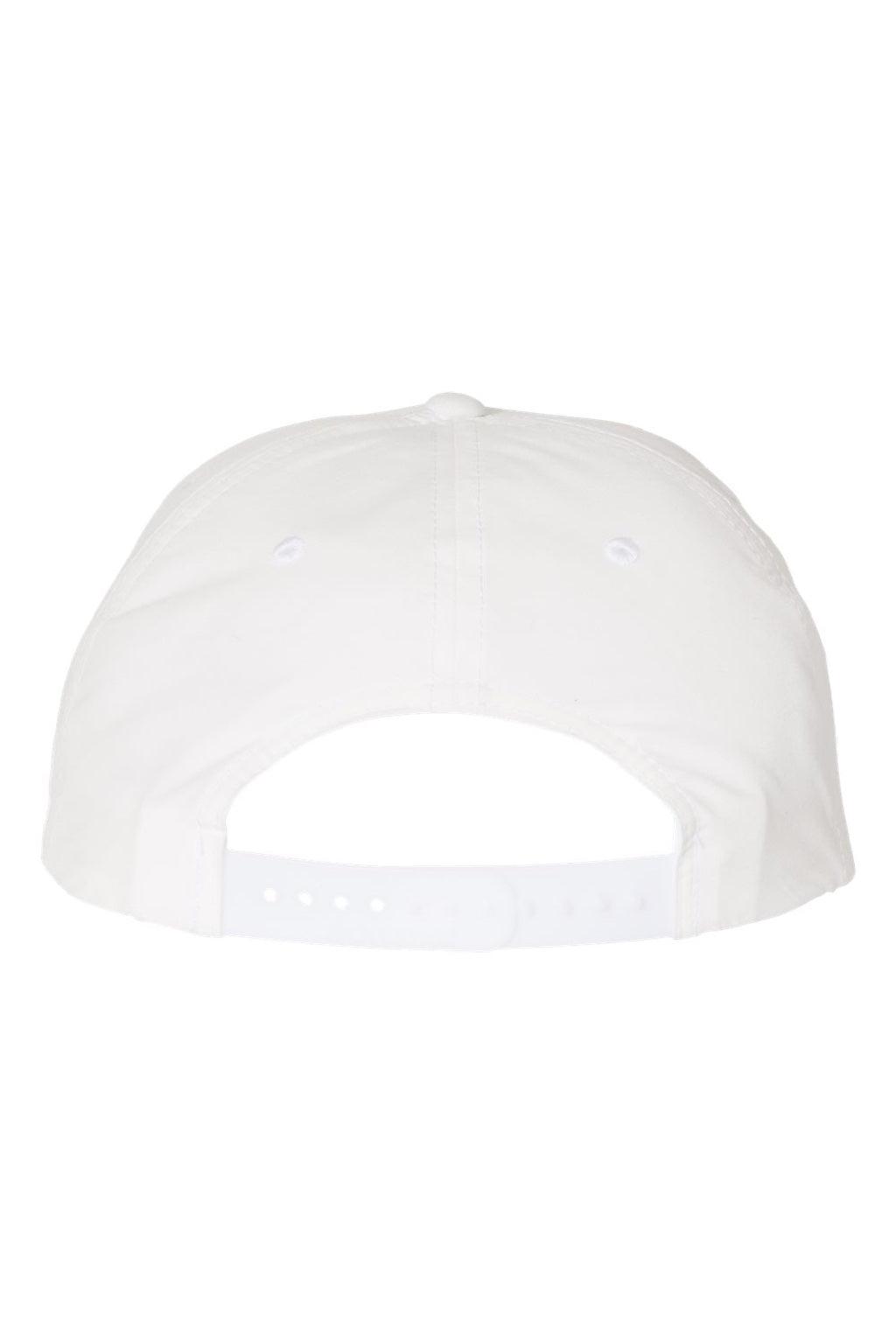 Richardson Hats 256 Mens Umpqua UPF 50+ Snapback Hat White/Black Flat Back