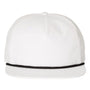 Richardson Hats Mens Umpqua UPF 50+ Snapback Hat - White/Black