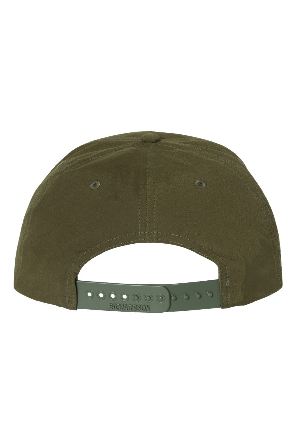 Richardson Hats 256 Mens Umpqua UPF 50+ Snapback Hat Loden Green/Amber Gold Flat Back