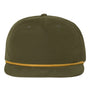 Richardson Hats Mens Umpqua UPF 50+ Snapback Hat - Loden Green/Amber Gold