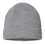 Atlantis Hats Unisex Sustainable Finish Edge Cuffed Beanie - Light Grey Melange - Closeout