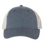 Sportsman Mens Pigment Dyed Snapback Hat - Navy Blue/Stone - NEW