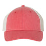 Sportsman Mens Pigment Dyed Snapback Hat - Red/Stone - NEW