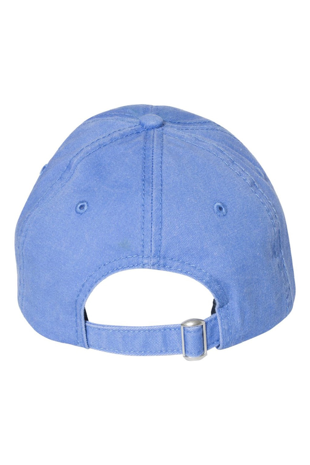 Valucap Hats SP500 Mens Pigment Dyed Adjustable Hat Periwinkle Blue Flat Back