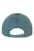 Valucap Hats SP500 Mens Pigment Dyed Adjustable Hat Teal Green Flat Back