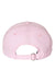 Valucap Hats SP500 Mens Pigment Dyed Adjustable Hat Pink Flat Back