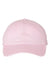 Valucap Hats SP500 Mens Pigment Dyed Adjustable Hat Pink Flat Front