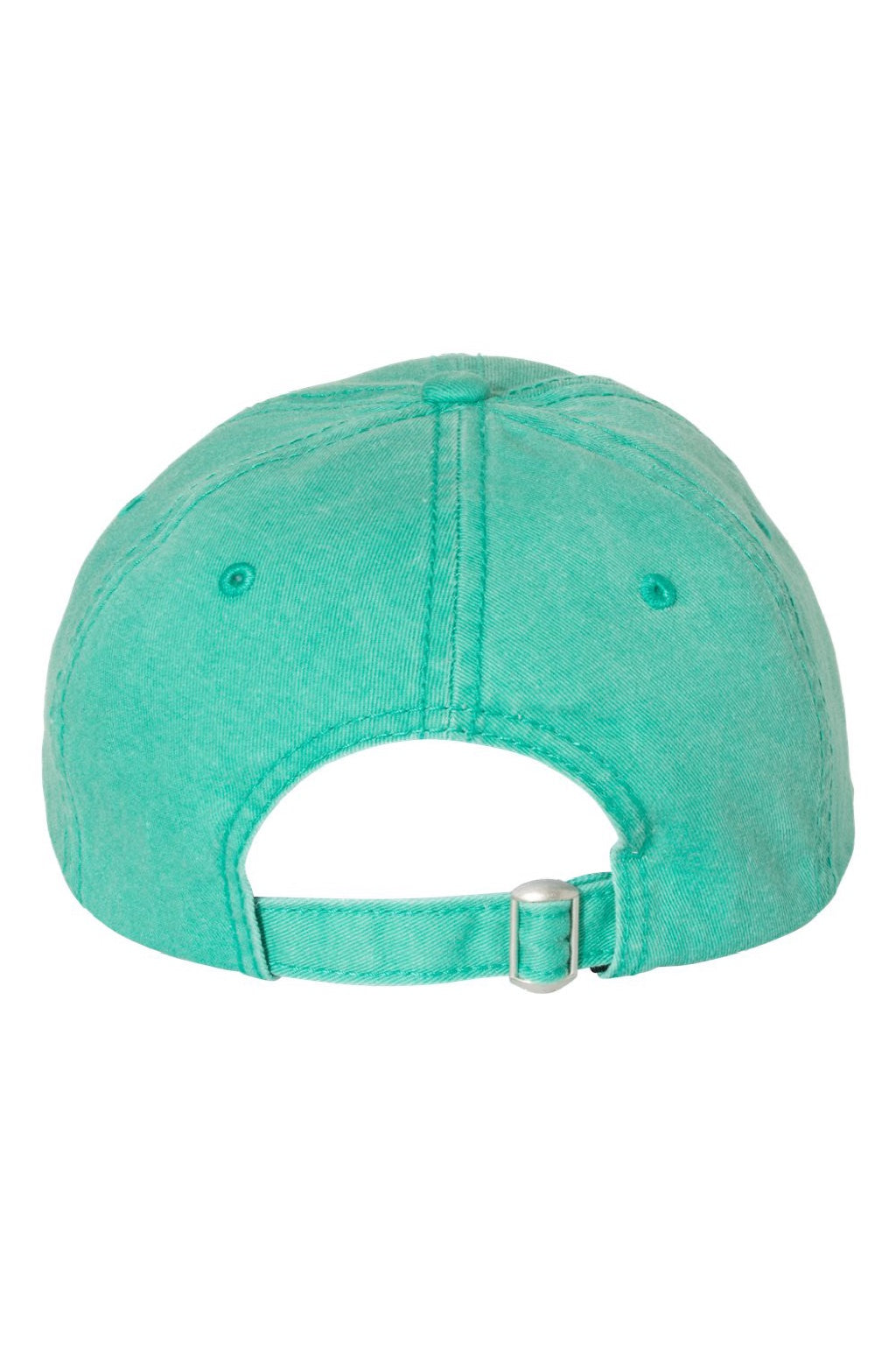 Valucap Hats SP500 Mens Pigment Dyed Adjustable Hat Seafoam Green Flat Back