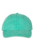 Valucap Hats SP500 Mens Pigment Dyed Adjustable Hat Seafoam Green Flat Front