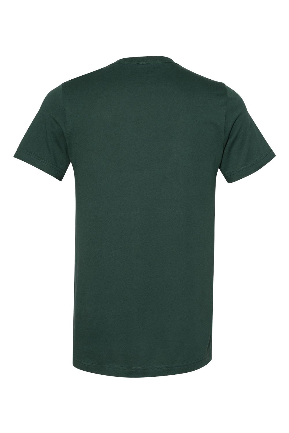 Bella + Canvas BC3005/3005/3655C Mens Jersey Short Sleeve V-Neck T-Shirt Forest Green Flat Back