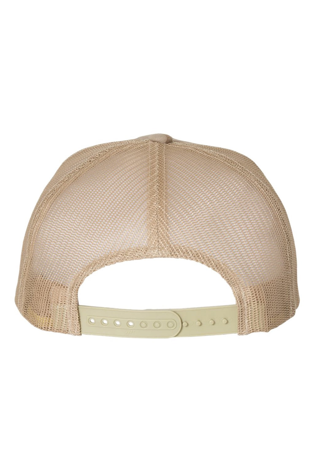 Yupoong Hats 6006/6006MC/6006W Mens Adjustable Trucker Hat Multicam Arid/Tan Flat Back