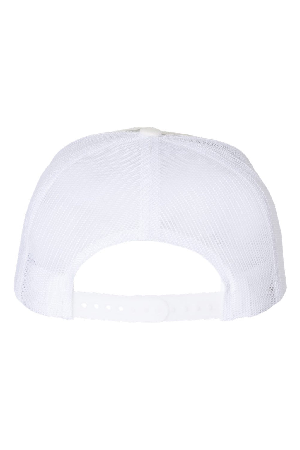 Yupoong Hats 6006/6006MC/6006W Mens Adjustable Trucker Hat Multicam Alpine/White Flat Back