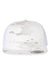 Yupoong Hats 6006/6006MC/6006W Mens Adjustable Trucker Hat Multicam Alpine/White Flat Front