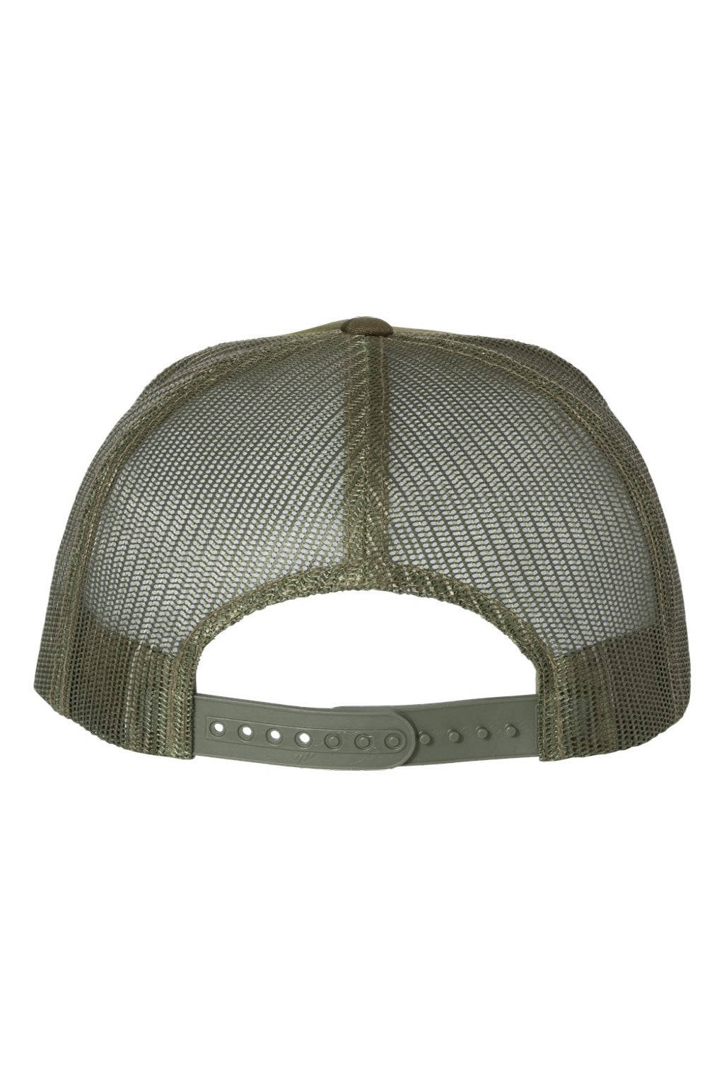 Yupoong Hats 6006/6006MC/6006W Mens Adjustable Trucker Hat Multicam Tropic/Green Flat Back