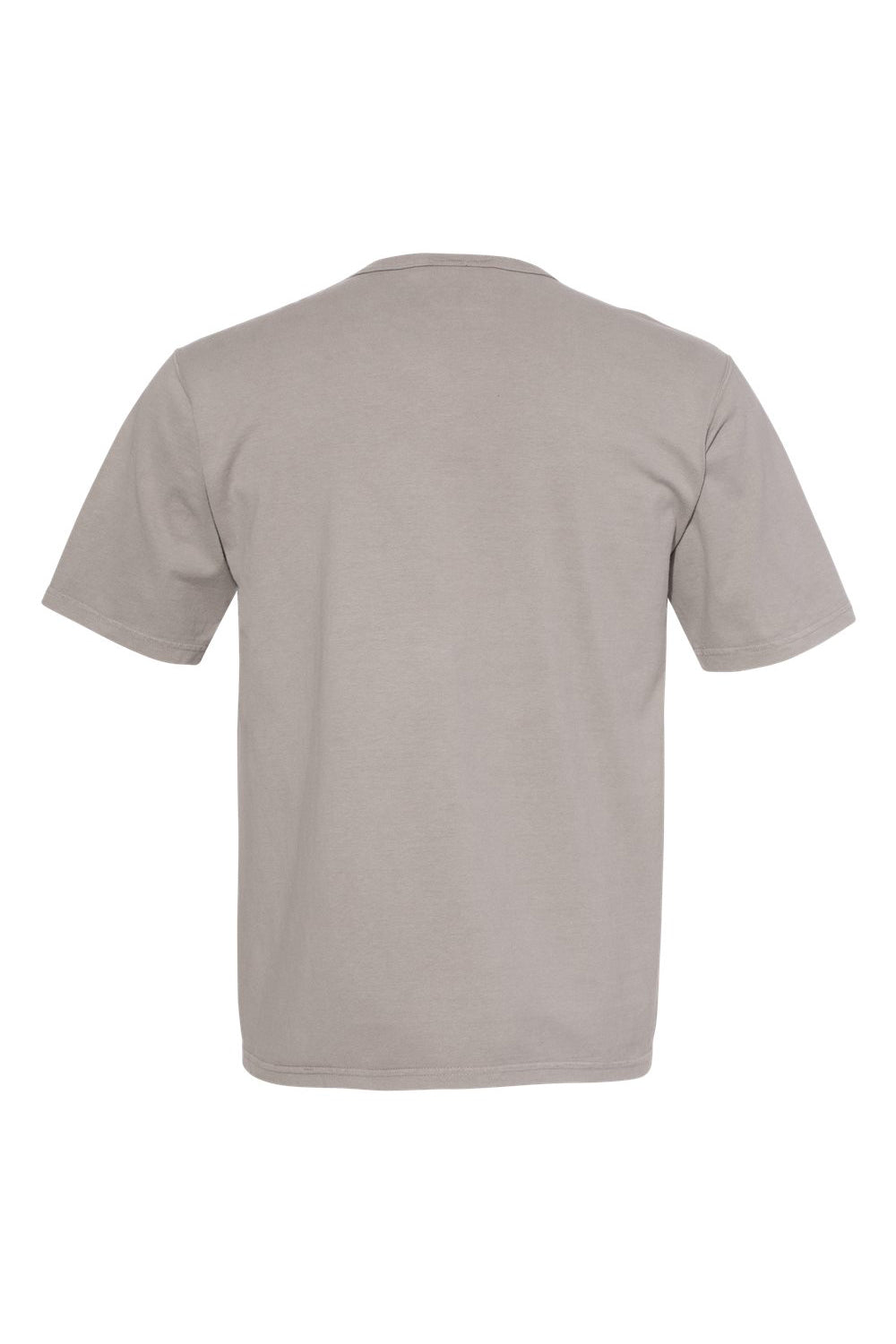 Champion CD100 Mens Garment Dyed Short Sleeve Crewneck T-Shirt Concrete Grey Flat Back