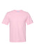Champion CD100 Mens Garment Dyed Short Sleeve Crewneck T-Shirt Candy Pink Flat Front