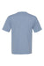 Champion CD100 Mens Garment Dyed Short Sleeve Crewneck T-Shirt Saltwater Blue Flat Back
