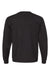 Champion CD200 Mens Garment Dyed Long Sleeve Crewneck T-Shirt Black Flat Back