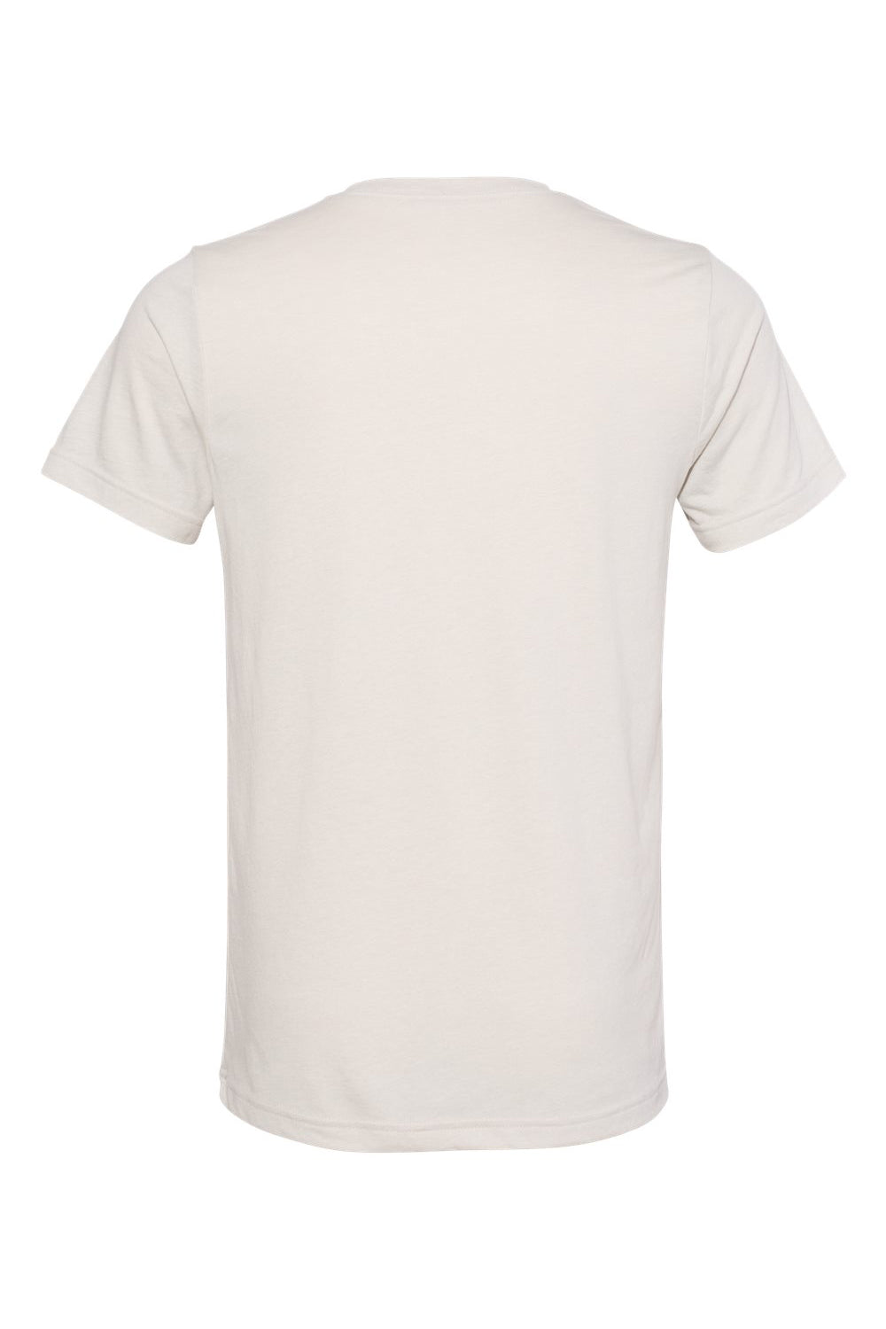 Bella + Canvas BC3415/3415C/3415 Mens Short Sleeve V-Neck T-Shirt Cement Grey Flat Back
