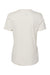 Bella + Canvas BC6400/6400 Womens Relaxed Jersey Short Sleeve Crewneck T-Shirt Vintage White Flat Back