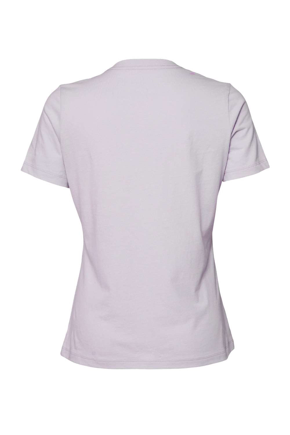 Bella + Canvas BC6400/B6400/6400 Womens Relaxed Jersey Short Sleeve Crewneck T-Shirt Lavender Dust Flat Back