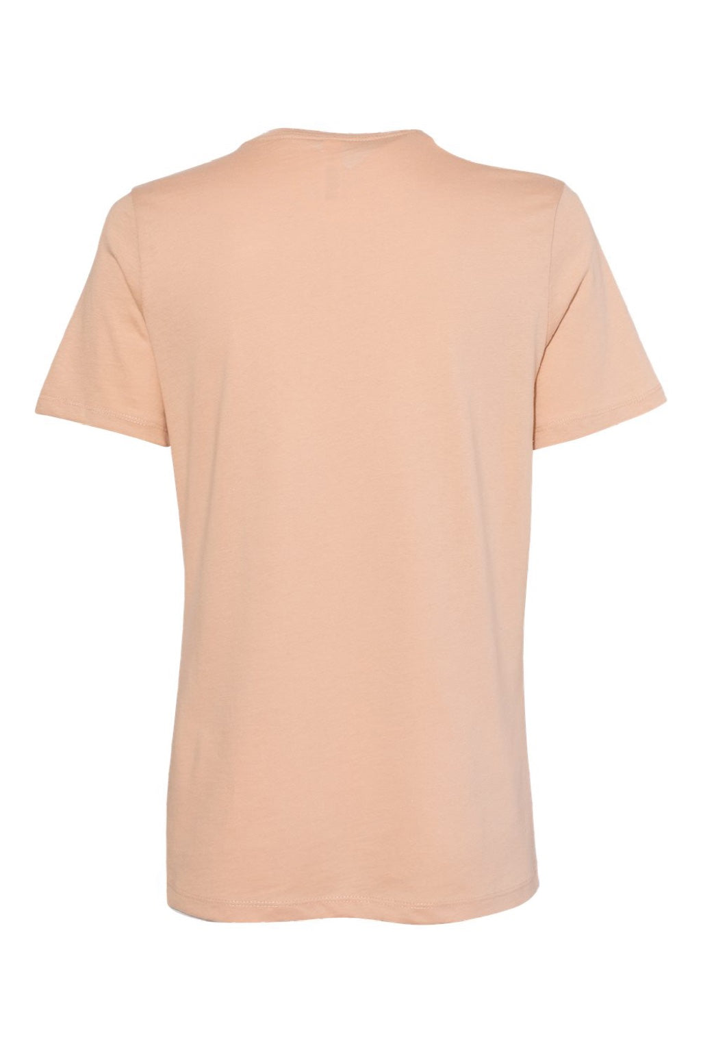 Bella + Canvas BC6400/6400 Womens Relaxed Jersey Short Sleeve Crewneck T-Shirt Sand Dune Flat Back