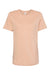 Bella + Canvas BC6400/6400 Womens Relaxed Jersey Short Sleeve Crewneck T-Shirt Sand Dune Flat Front