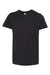 Bella + Canvas BC3001Y/3001Y Youth Jersey Short Sleeve Crewneck T-Shirt Vintage Black Flat Front