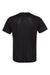 Bella + Canvas 3880 Mens Short Sleeve Crewneck T-Shirt Black Flat Back