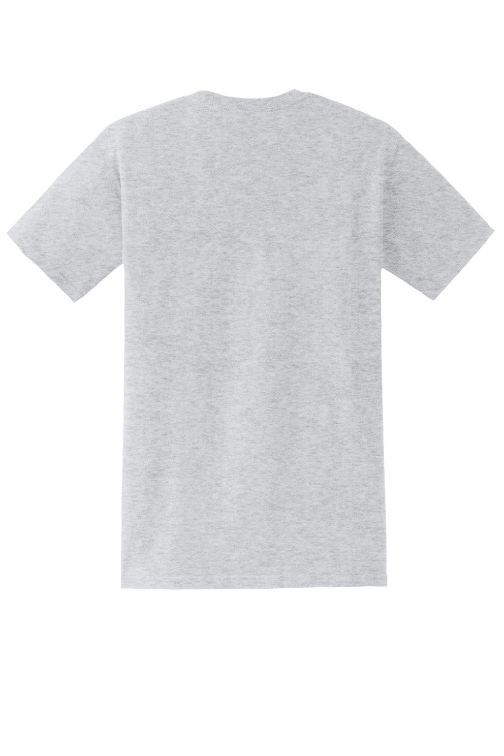 Gildan 8300 Mens DryBlend Moisture Wicking Short Sleeve Crewneck T-Shirt w/ Pocket Ash Grey Flat Back
